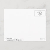 Black Banjo op White Briefkaart (Achterkant)