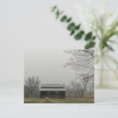 Black Barn Briefkaart (Staand voorkant)