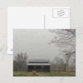 Black Barn Briefkaart (Voorkant / Achterkant)