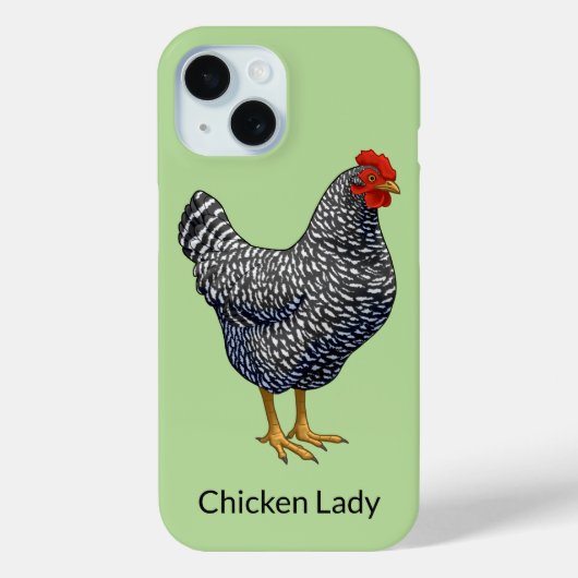Black Barred Plymouth Rock Hen Case-Mate iPhone Case (Achterkant)