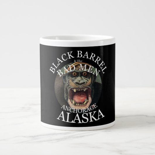 BLACK BARREL & THE BAD MANNEN ANCHORAGE ALASKA AK GROTE KOFFIEKOP (Voorkant)