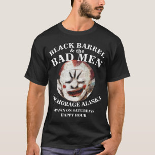 BLACK BARREL & THE BAD MANNEN ANCHORAGE ALASKA AK T-SHIRT