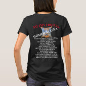BLACK BARREL & THE BAD MANNEN HOMER ALASKA AK T-SHIRT (Achterkant)
