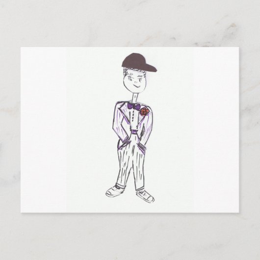 Black Baseball Pet Groom Briefkaart (Voorkant)