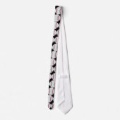 Black Baseball Stropdas (Achterkant)