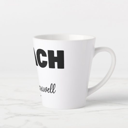 Black Basketball Coach Latte Mok (Rechts)