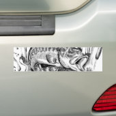 Black bass bumpersticker (Op auto)