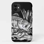 Black Bass Case-Mate iPhone Case (Achterkant)