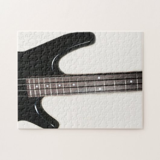 Black Bass Guitar Legpuzzel (Horizontaal)