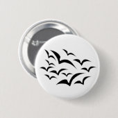 Black Bat Cloud Button (Voorkant /achterkant)