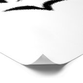 Black Bat Cloud Poster (Hoek)