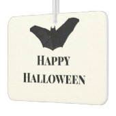Black bat happy Halloween naam tekst heksen toevoe Luchtverfrisser (Links)