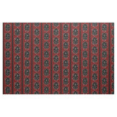 Black Batik Stripes Brick Red Stof (Fat Quarter)