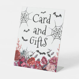Black Bats Halloween Kaart cadeaus Reclamebord Met Voetstuk