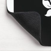 Black Bauhinia Wilted Petals Flag Hong Kong Muismat (Hoek)