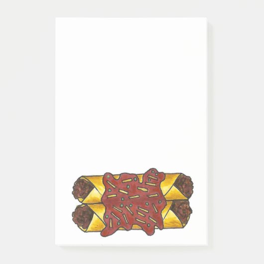 Black Bean Cheese Enchilada Enchiladas Post Post-it® Notes (Voorkant)