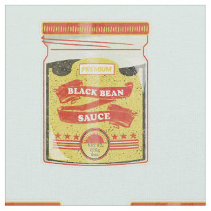 Black Bean Sauce Pop Art Stof