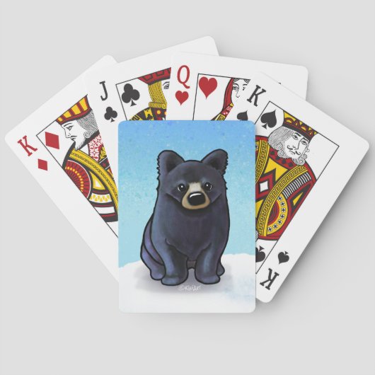 Black Bear Cub Classic Speelkaarten (Achterkant)