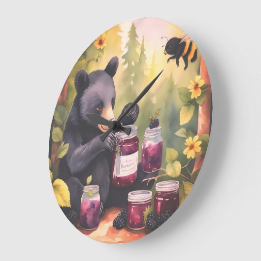 Black Bear gathering blackberry jam Grote Klok (Hoek)