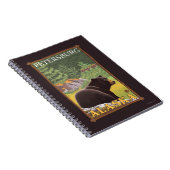 Black Bear in Forest - Petersburg, Alaska Notitieboek (Rechterzijde)