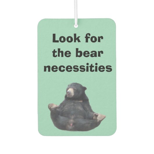 Black Bear Luchtverfrisser (Voorkant)