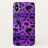 Black Bear Paws Case-Mate iPhone Case (Achterkant)