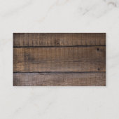 Black Bear Paws Visitekaartje (Achterkant)