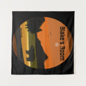 Black Bear Persoonlijk Wandkleed (Voorkant (horizontaal))