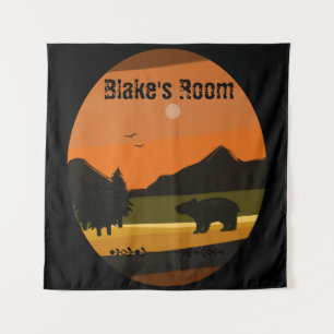 Black Bear Persoonlijk Wandkleed