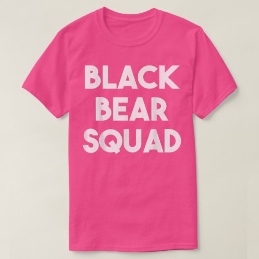 Black Bear Squad - Funny  T-shirt (Design voorkant)