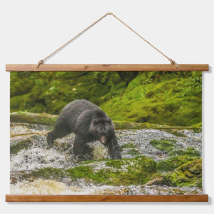 Black Bear Vissen   Qua Creek Brits-Columbia Hangend Wandkleed