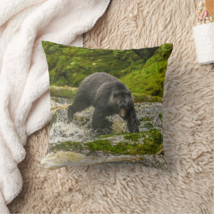 Black Bear Vissen Qua Creek Brits-Columbia Kussen
