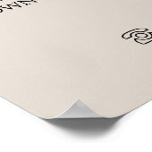 Black Beard Model, Mannen Barbers Price List Poster (Hoek)