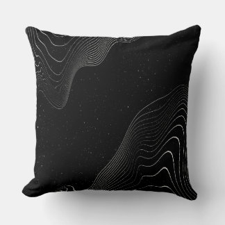 Black Beasutifl Pillow Kussen