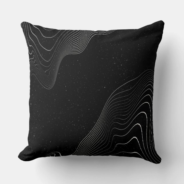 Black Beasutifl Pillow Kussen (Voorkant)