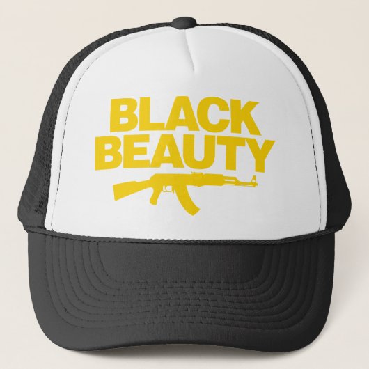 Black Beauty AK - Geel Trucker Pet (Voorkant)