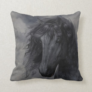 Black Beauty American MoJo Pillow Kussen