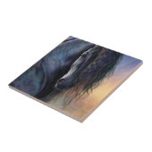 Black Beauty Art Tegel Tegeltje (Zijkant)