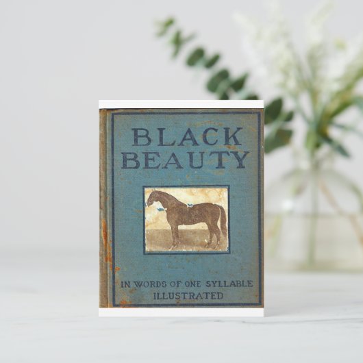 Black Beauty Briefkaart (Staand voorkant)