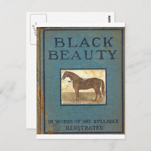 Black Beauty Briefkaart (Voorkant / Achterkant)
