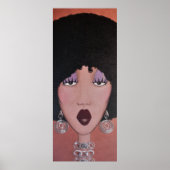 "Black Beauty Diva" Poster (Voorkant)