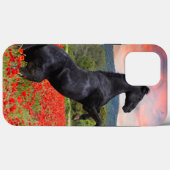 Black Beauty en Poppy Field Hoesje-Mate iPhone Cas Case-Mate iPhone Case (Achterkant (horizontaal))