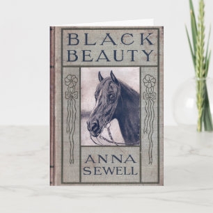 Black Beauty First Edition Hoesje, Birthday Kaart