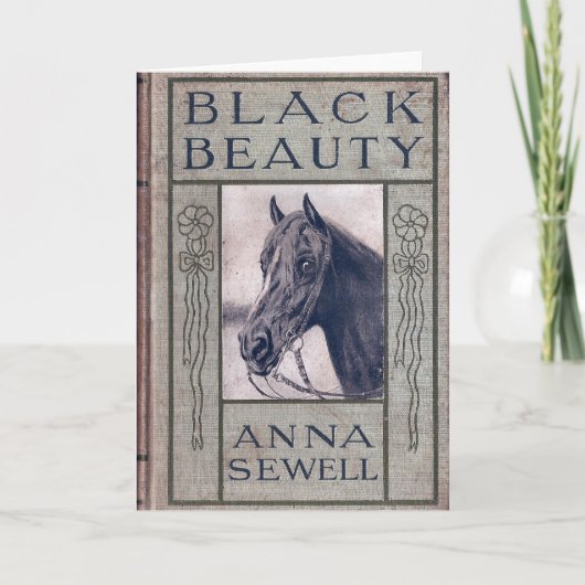Black Beauty First Edition Hoesje Kaart (Voorkant)