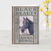 Black Beauty First Edition Hoesje, Verjaardag Kaart (Gele Bloem)