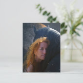 Black Beauty Friesian Horse - Briefkaart (Staand voorkant)