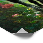 Black Beauty Friesian Horse Fantasy - Poster (Hoek)