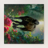 Black Beauty Friesian Horse Fantasy - Puzzle Legpuzzel (Horizontaal)