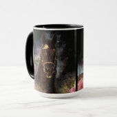 Black Beauty Friesian Horse - Mok, Beker Mok (Voorkant links)