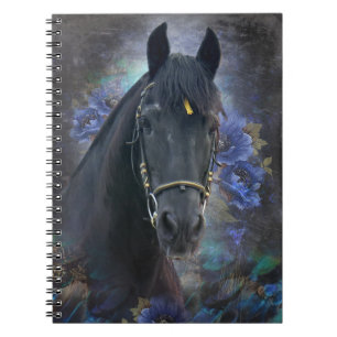 Black Beauty Friesian Horse - Notitieboek